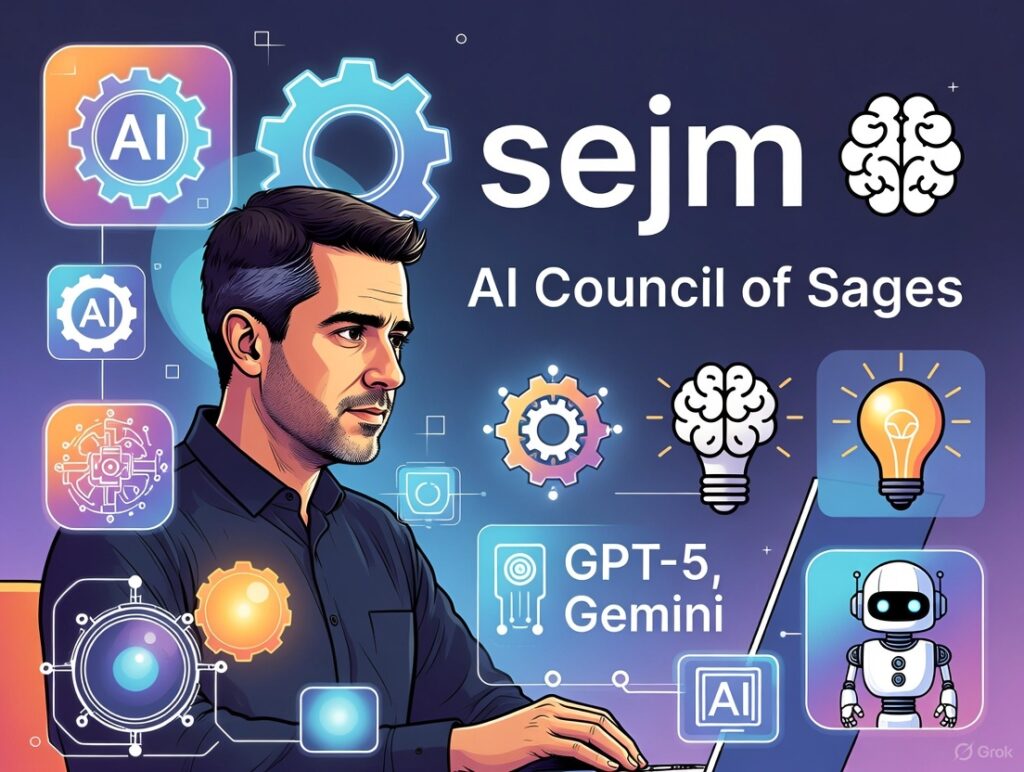 Rada Mędrców AI: Andrej Karpathy stworzył "sejm" dla GPT-5 i Gemini.